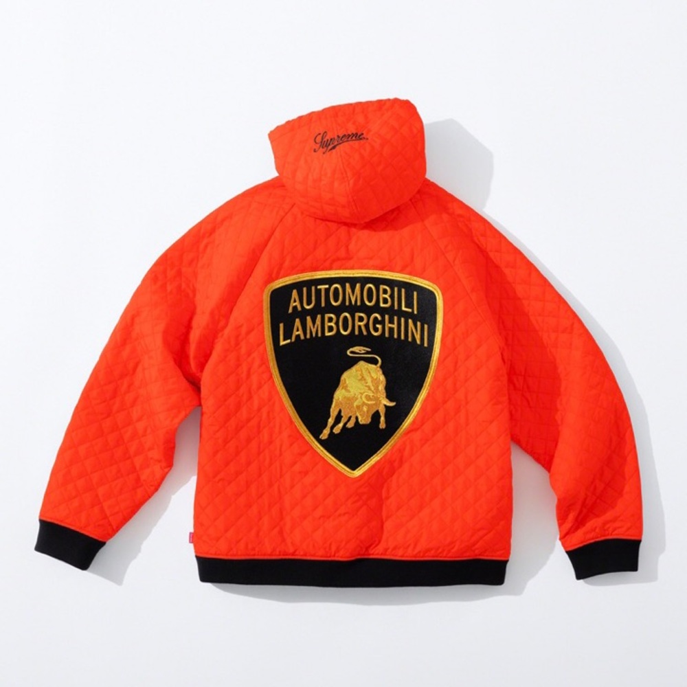 SOLD Supreme Automobili Lamborghini Hooded Work Jacket - Picture 1 of 5
